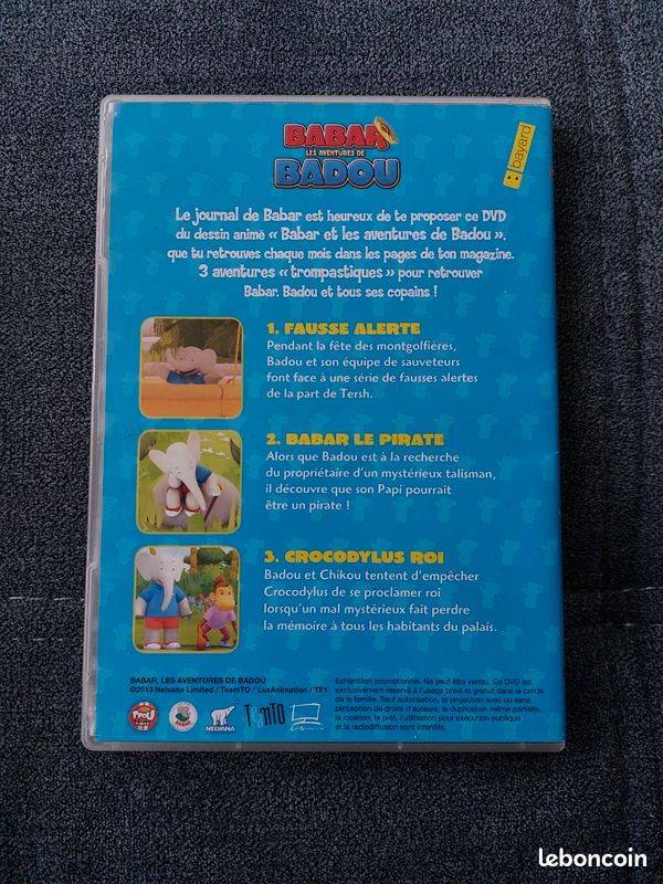 Lot de 4 DVD Badou, petit-fils de Babar (image 5)