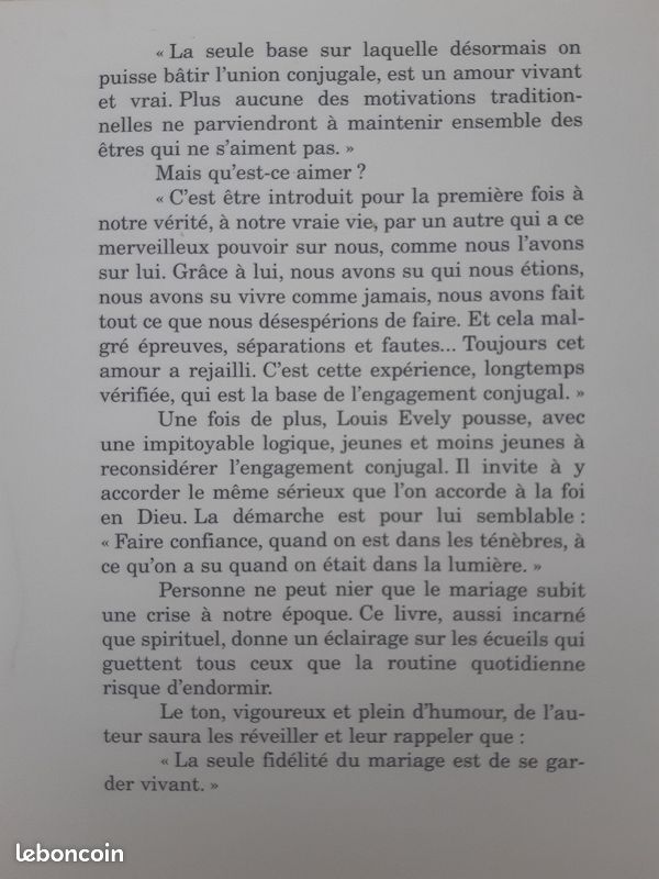 Louis EVELY : Réinventer le MARIAGE (image 2)