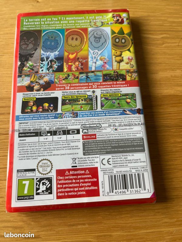Jeux Nintendo switch 2 Mario tennis fever (image 2)