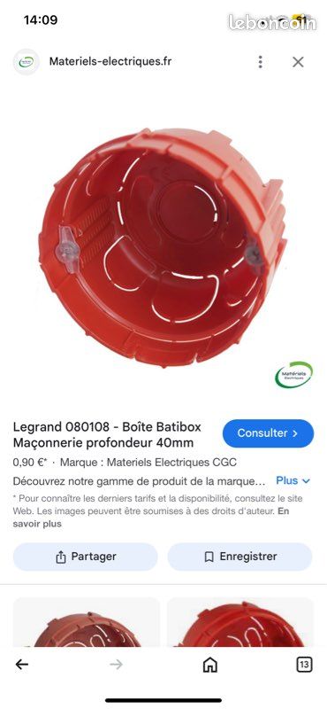 Boîtes d’encastrement Batibox Legrand (image 1)