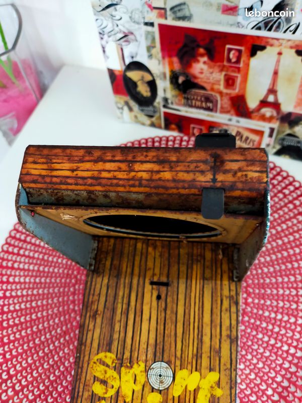 Ancien Jeu De Tir Du XIXe Siècle – Objet De Collection Rare Et Décoratif