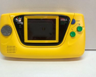 Console Sega Game Gear Jaune Restaurée - Entièrement Fonctionnelle