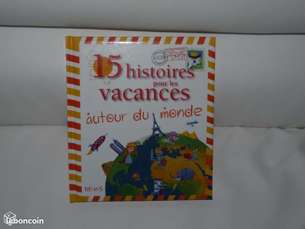 Livre enfant " 15 histoires pour les vacances" (image 1)