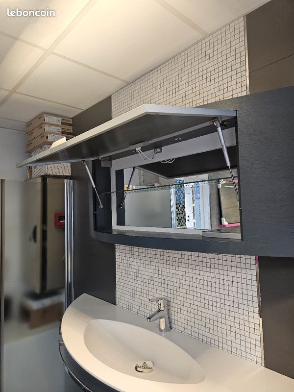 Ensemble meuble + plan vasque + armoire de toilette (image 6)