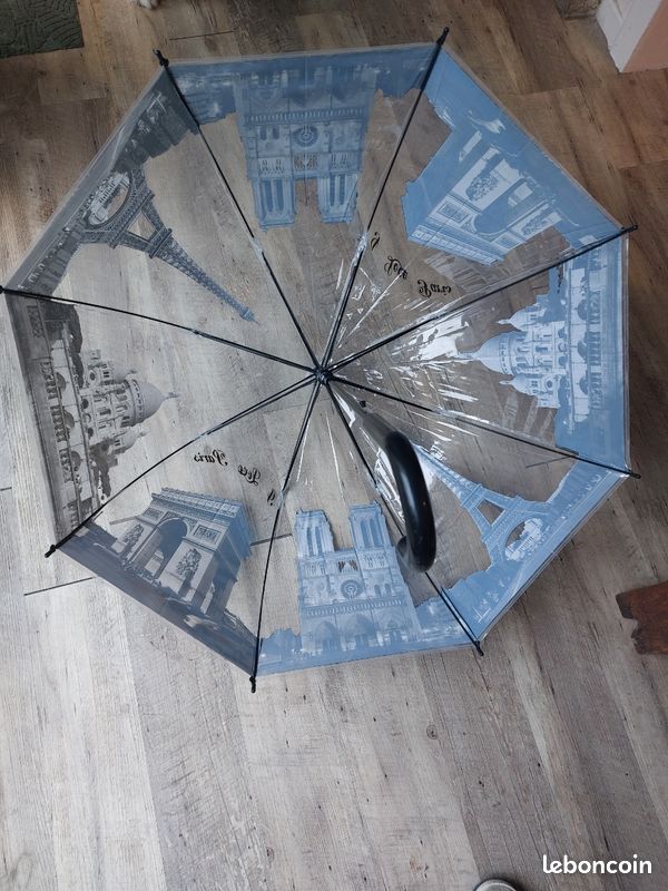 Parapluie Cloche Transparent Smati - Modèle Paris - Neuf Avec étiquettes