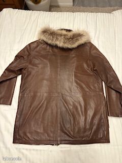 Veste ¾ en cuir d’agneau et fourrure véritable - OAKWOOD Taille XL – Excellent état (image 5)