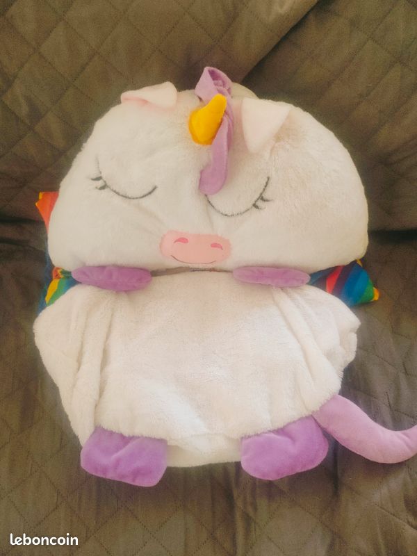 Coussin Licorne 2 en 1 (image 1)