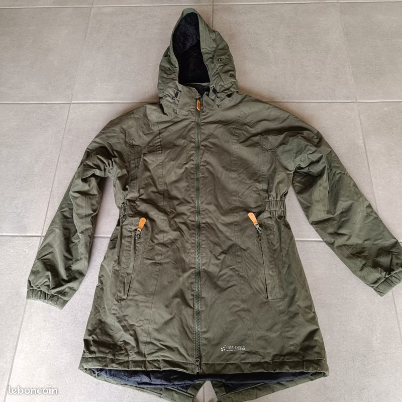 Veste Coupe Vent Femme Trespass Taille 10 – Gris, Déperlant, Respirant Et Super Léger
