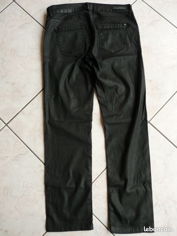 Jean noir enduit Bonobo T40 (image 2)