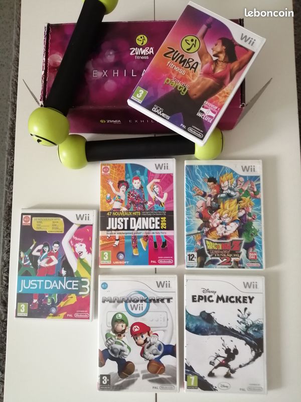 Jeux de Wii à partir de 8 euros jusqu'à 20 euros max (image 1)