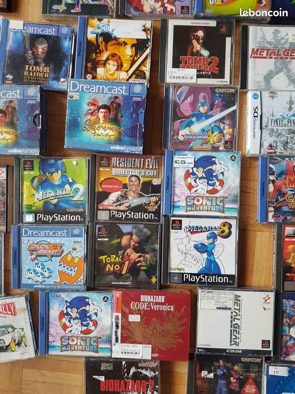 Vends jeux playstation 1, sega saturn, dreamcast,nintendo ds et 3ds (image 2)