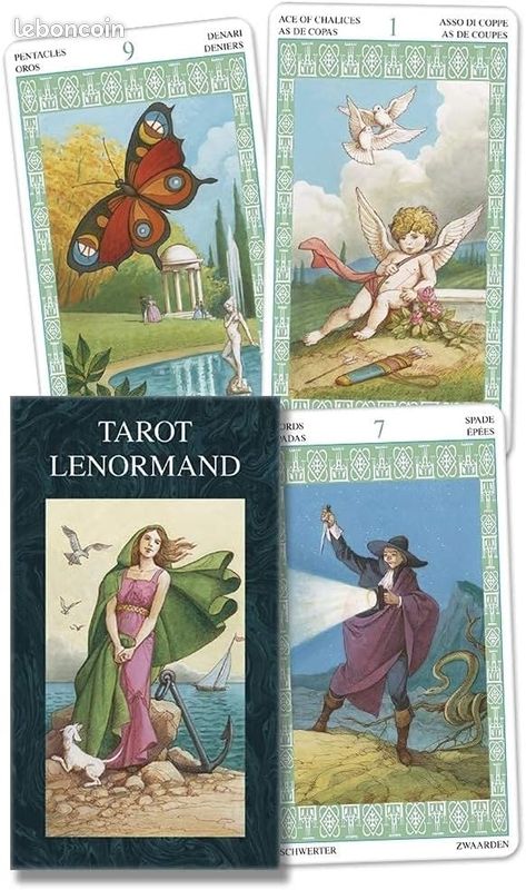 Tarot Lenormand Luz Curativa,Healing Light Lenormand Tarot,Tarot Card,Party Game,Juguetes de adivinación