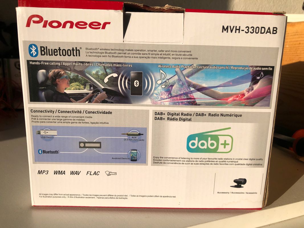 Autoradio MVH-330DAB Pioneer - Feu Vert
