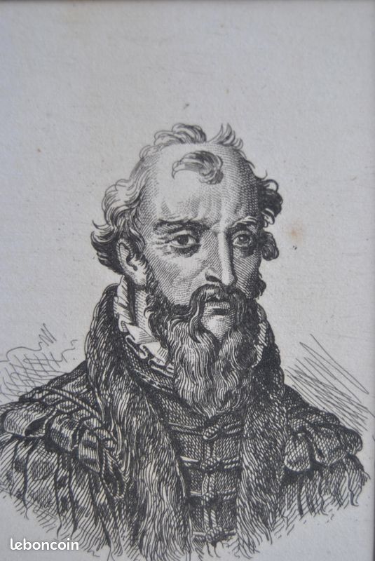 Portait Bernard Palissy-XIX siècle-AGEN -gravure ancienne (image 2)
