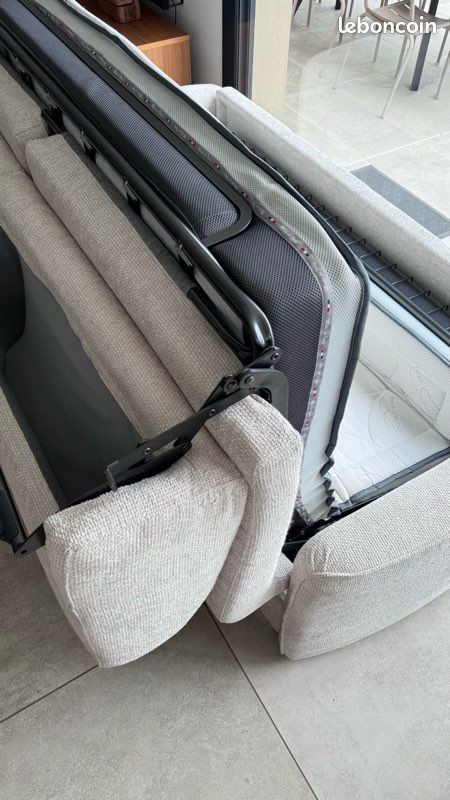 Canapé lit rapido 160 matelas 17cm livraison possible (image 2)