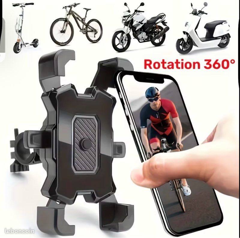 Support Téléphone / GPS Anti-Tremblement Vélo & Moto 🚴🏍️ (image 1)