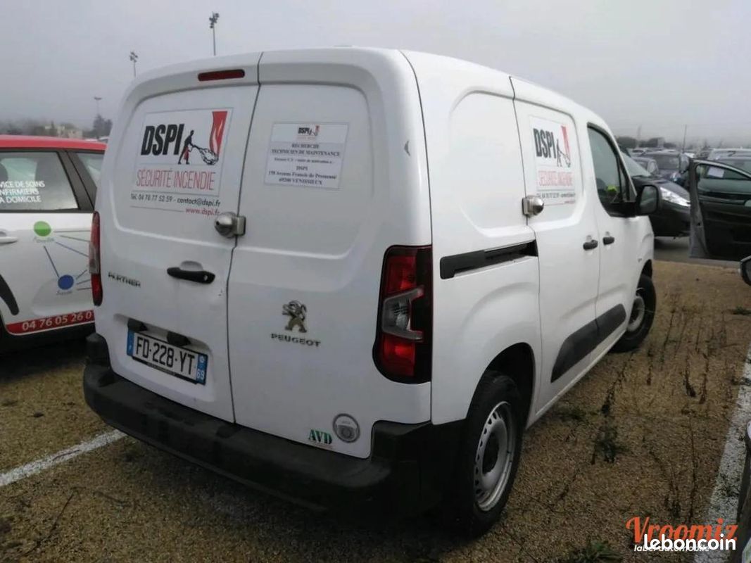 Peugeot Partner BHDI 100 PREMIUM 3Pl. CAMERA+RADAR DITRIB.+CT OK (GALERIE POSSIBLE) 1ermain 2021 (image 5)