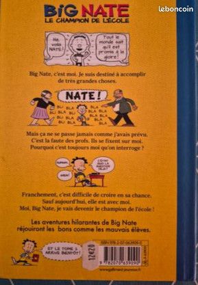 Livre Big Nate le champion de l école (image 2)