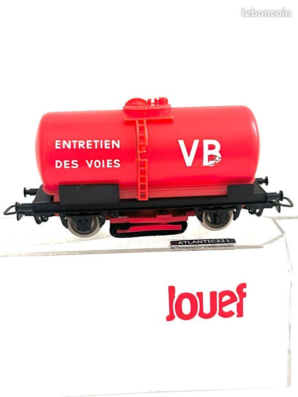 Wagon Citerne VB HO Réservoir à Huile TP – Maquette Train En Bois Et Prespahn – France