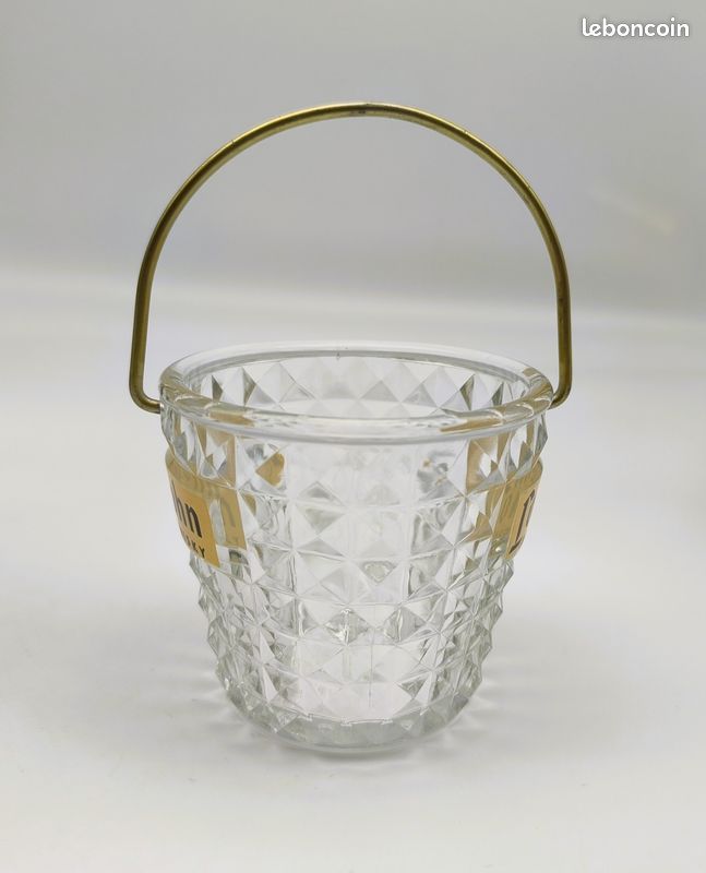 COK Seau à Glace En Verre Avec Pince