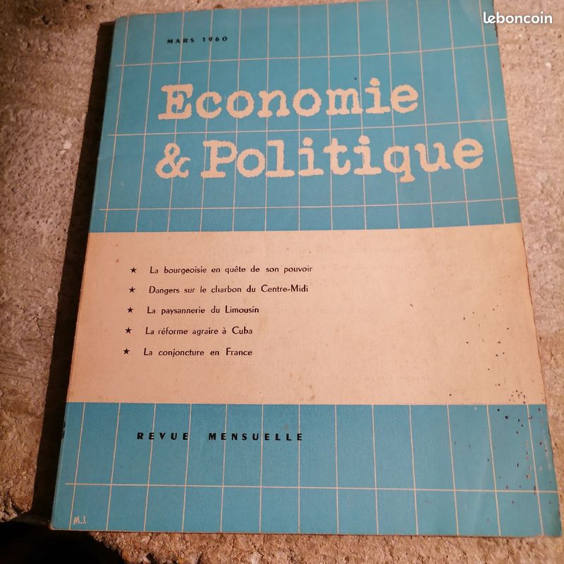 Lot de 10 numéros de la revue "économie et politique" (image 3)