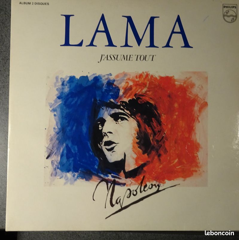 Disque vinyle "De Bonaparte à Napoléon" de Serge LAMA (image 1)