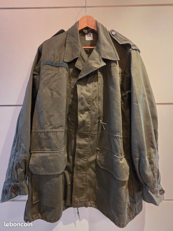 Veste Treillis M64 Satin 300 Armée Française - Taille XXXL, Neuve, Fabriquée En France