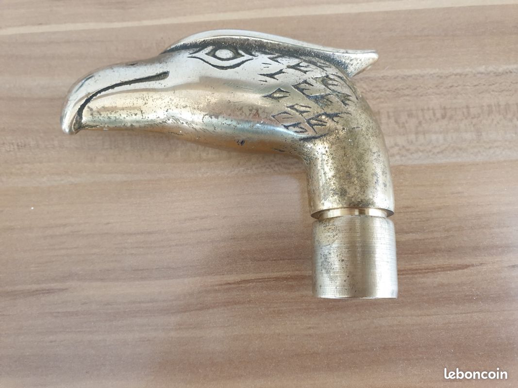 Poignée De Canne En Laiton Tête De Cygne - Design Vintage, Réglable, Pour Adulte Ou Senior