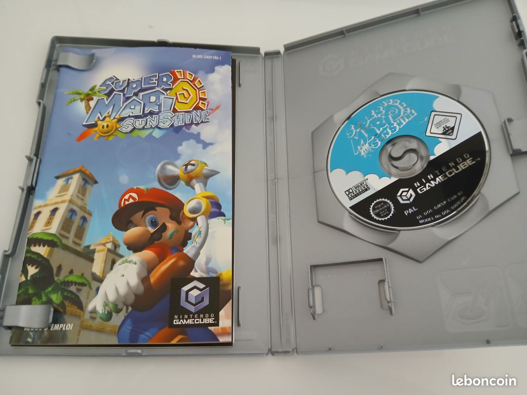Jeu Super Mario Sunshine - Nintendo GameCube - Version PAL Complète - Bon état