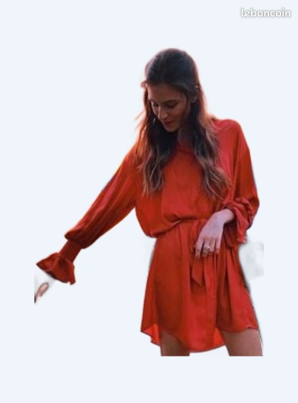 Robe Maje rouge bordeaux - Vêtements