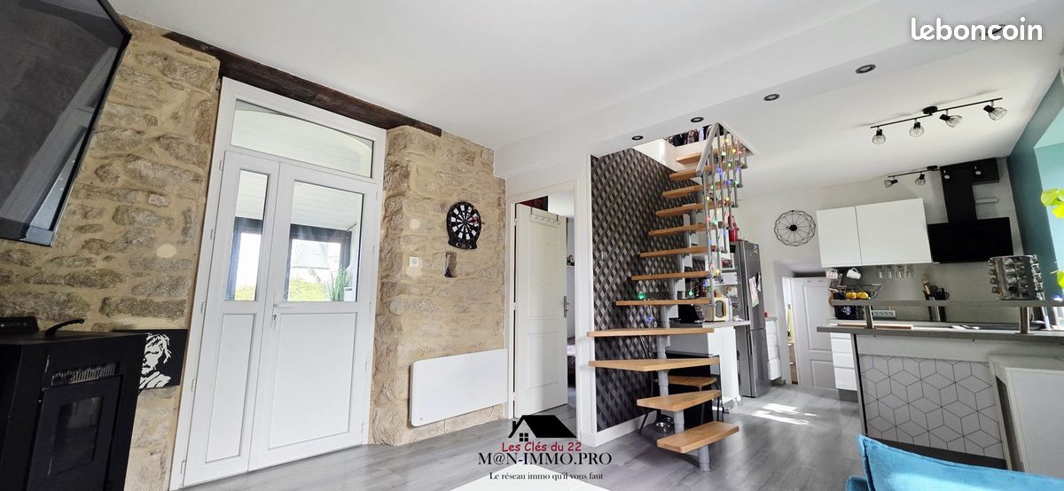 Maison 3 pièces 47 m² · à Guerlesquin · 47 m² · 129 900 €