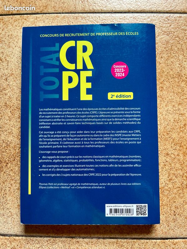 CRPE Maths - épreuve écrite (image 2)