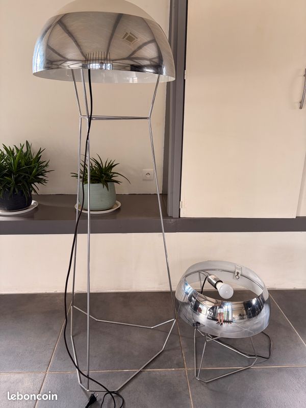 Lampe + lampadaire Forestier Paris (image 1)