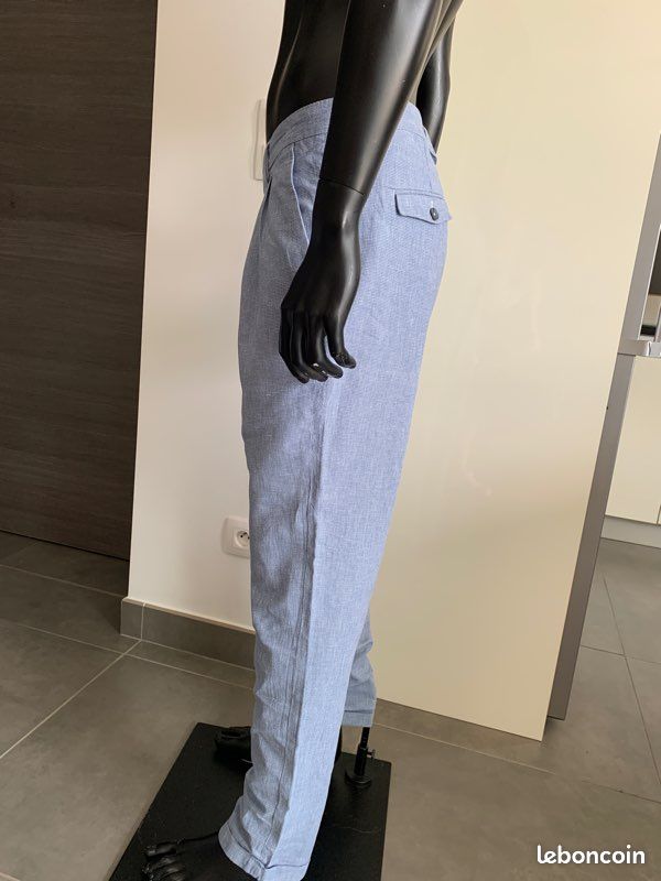 Pantalon bleu clair - Devred - taille 44 (image 4)