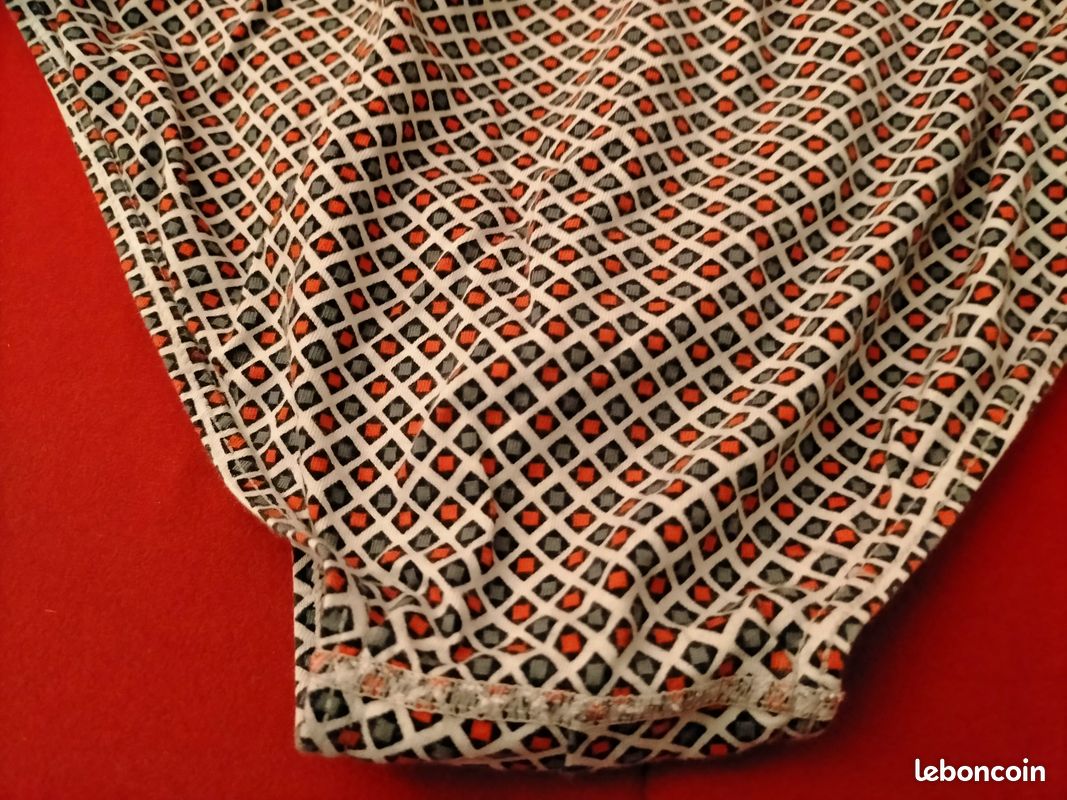 Parfait état - Eminence - Slip rouge, blanc et vert - Taille L - 100 % coton - (image 9)