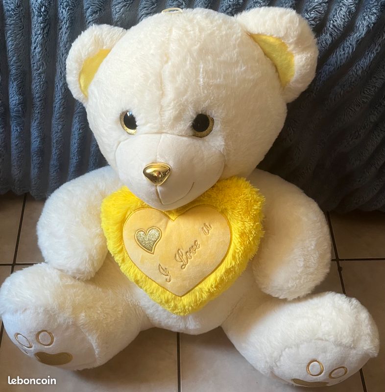 Vend 2 ours en peluche moelleux geantS touts Neufs (image 5)