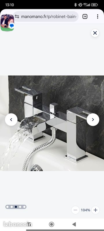 Vend robinet cascade pour baignoire (image 8)
