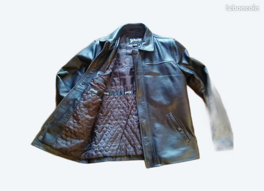 Veste blouson cuir SCHOTT Homme Taille M (image 1)
