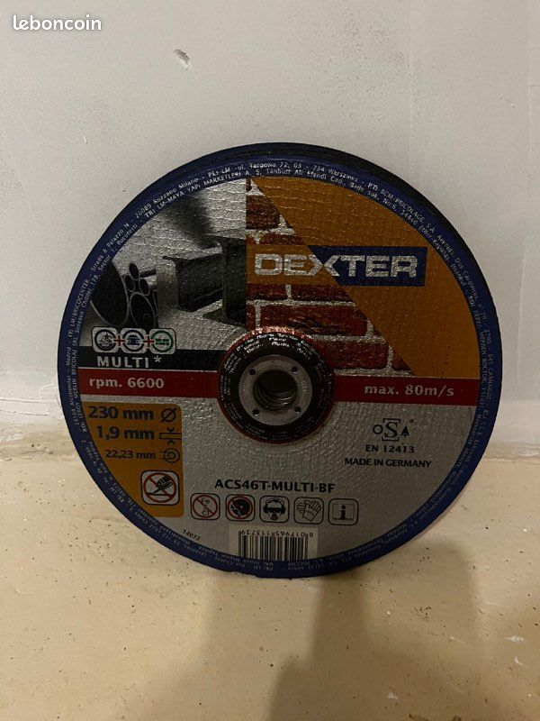 Lot Disque meuleuse 230mm dexter neuf (image 2)