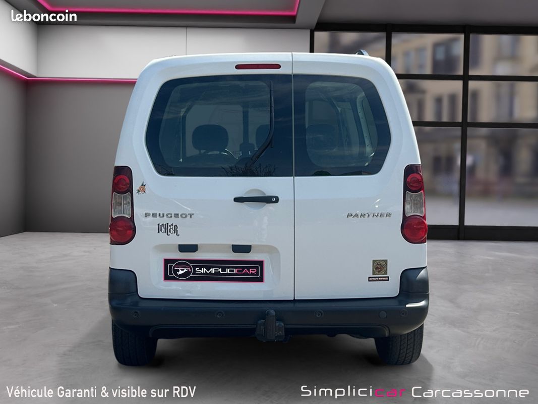 PEUGEOT PARTNER MOTRICITE RENFORCEE 1.6 HDI 90Ch Garantie 12 mois / DISTRI OK / REGUL / CLIM / ATTELAGE / (image 6)