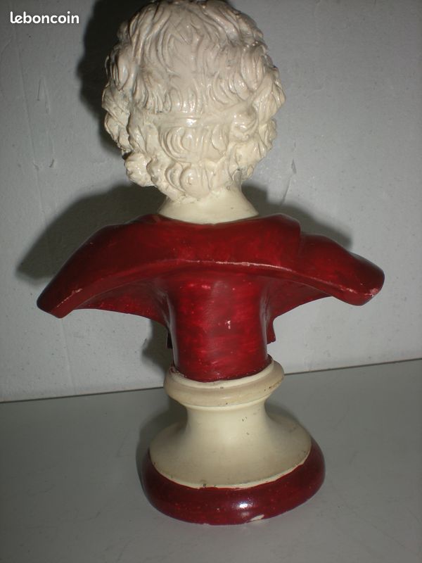 Petite statuette buste grec en albâtre (image 7)