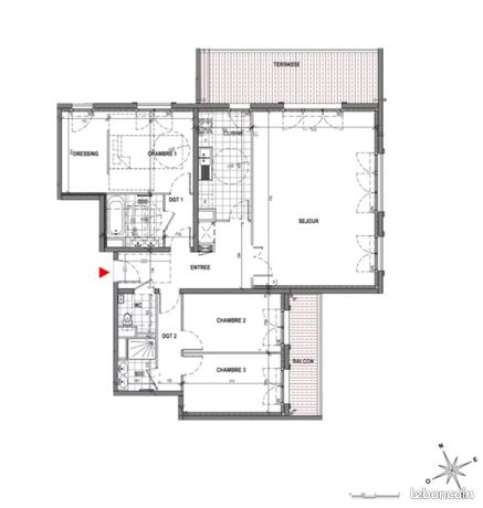 Appartement a louer garches - 4 pièce(s) - 116 m2 - Surfyn