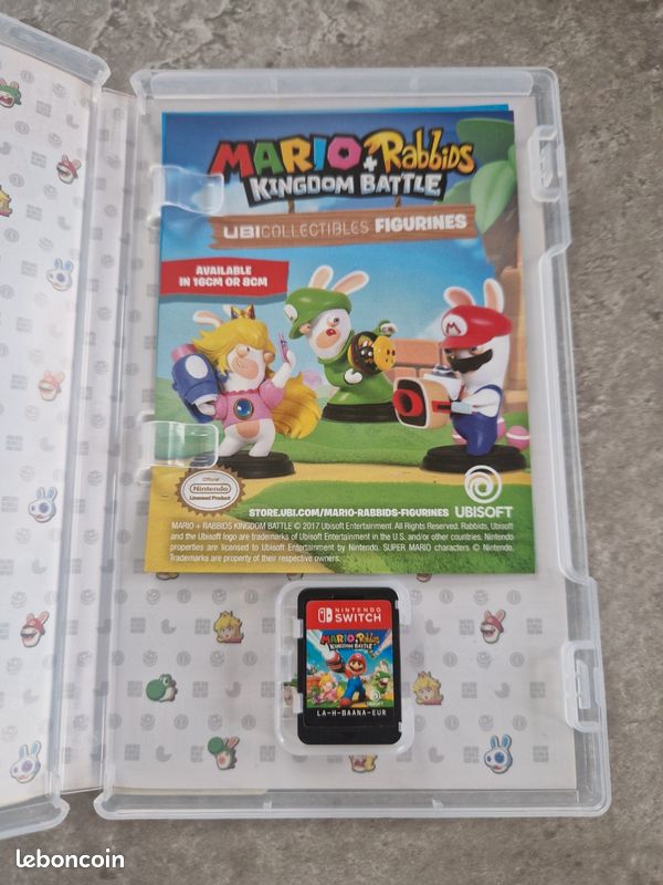 Figurine Mario + Rabbids Kingdom Battle - Mario 8 Cm - Neuf - Jeu Vidéo