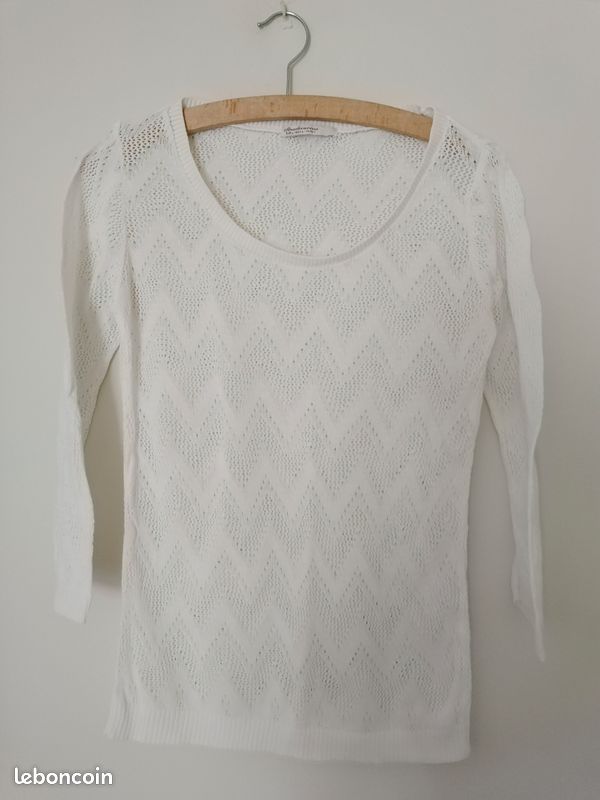 Pull Femme Stradivarius Taille M - Bleu - Très Bon état - Occasion