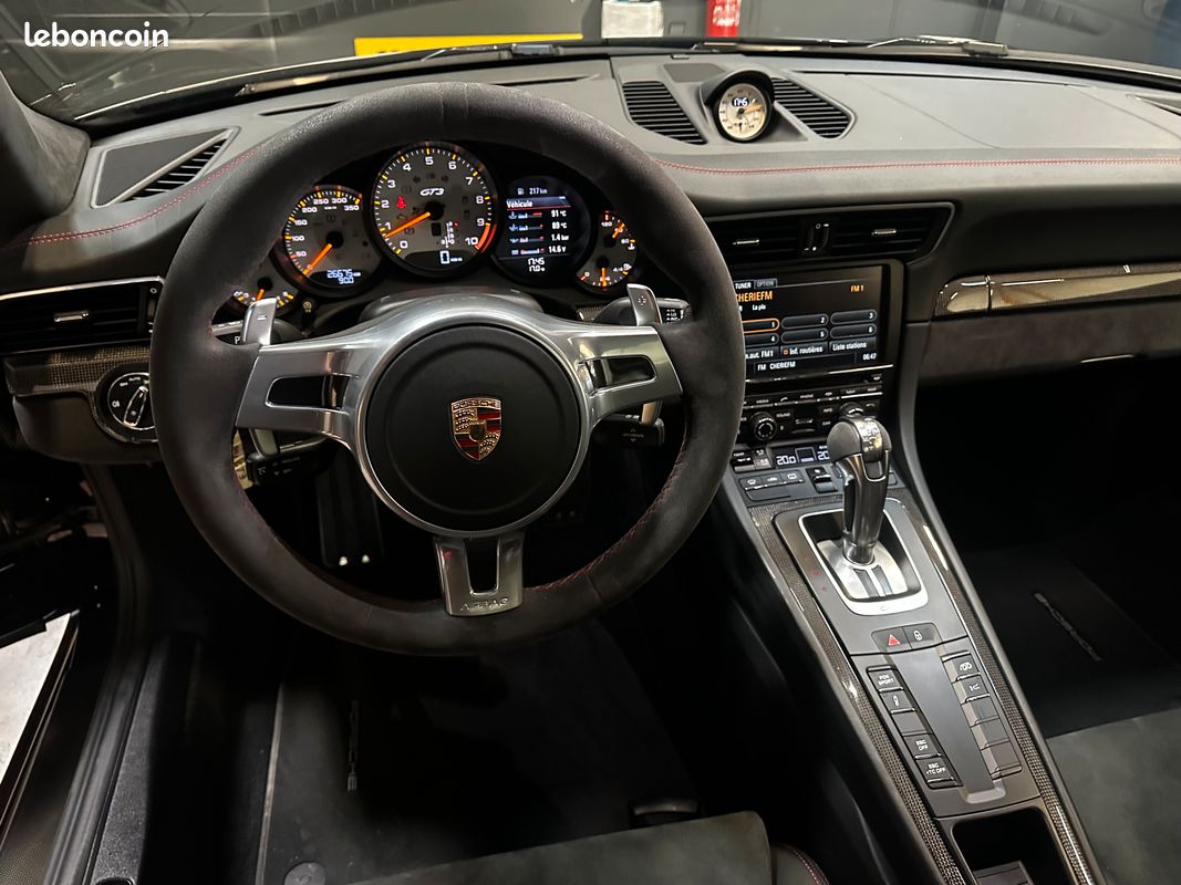 PORSCHE 911 ( 991.1 ) GT3 3.8 475ch PDK7 / LIFT / CARBONE / PDLS+ / PSE / CHRONO / GARANTIE PORSCHE APPROVED 24Mois (image 8)
