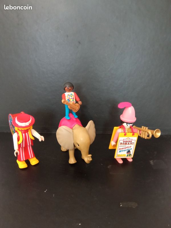 Playmobil 3797 - cirque Romani - les clowns et éléphanteau