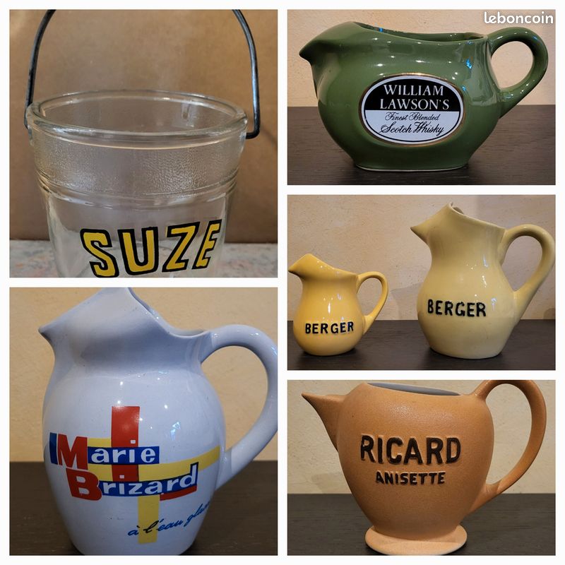 Lot De 6 Pichets Polypropylène 1,5 L Empilables Avec Couvercle Plastorex