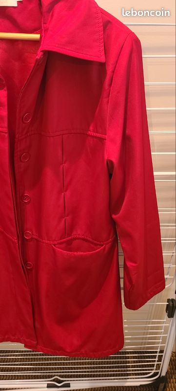 Veste 3/4 rouge (image 3)