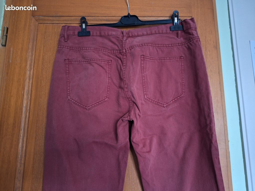 Jean couleur brique - taille 46 (image 6)