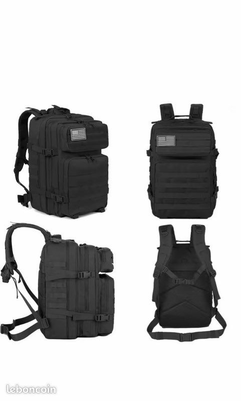 Sac à dos ReadyPack noir 47L neuf avec accessoires (image 5)